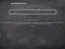 Tablet Screenshot of apartamentlist.com